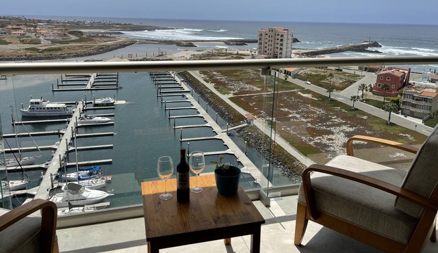 ***MARINA and OCEAN Views apartment@Ensenada*****