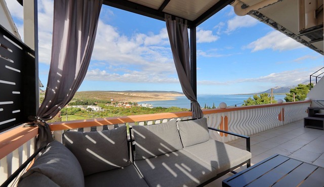 Marina, No 2 Apartment with sea view, balcony and terrace - Marina, No. 2