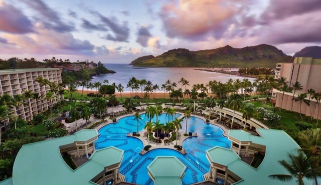 MARRIOTT KAUAI BEACH CLUB OCEANFRONT 1BD VILLA!