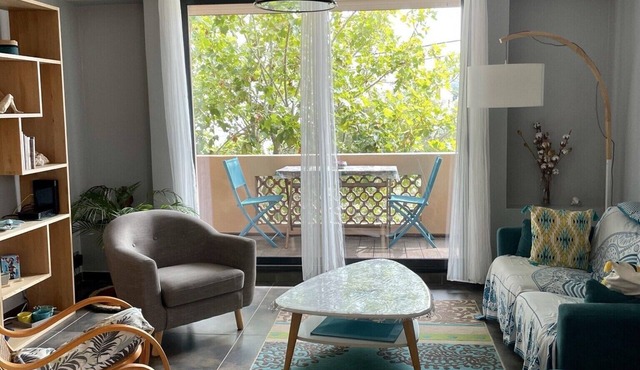 Marseille Beach sea view 70 m2 near Pointe Rouge, Parc Borély, Calanques.