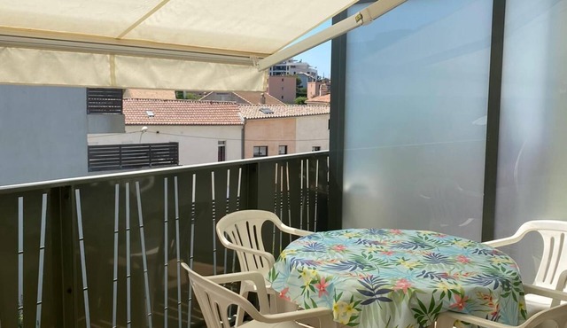 Marseille city and calanques near the sea