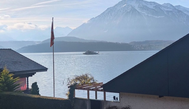 Marvelous 2-bedroom apartment in Oberhofen am Thunersee awaits you