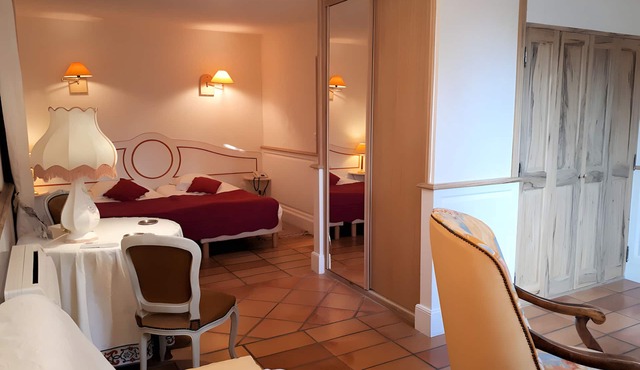 Mas de Bouvau: Room 1 Ficus, Kitchenette, Wi-Fi and Air Conditioning