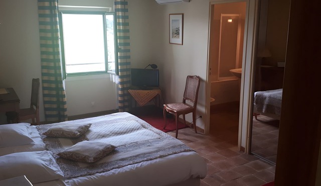 Mas de Bouvau: Room 4 Vinea with Shared Pool, Wi-Fi and Air Conditioning