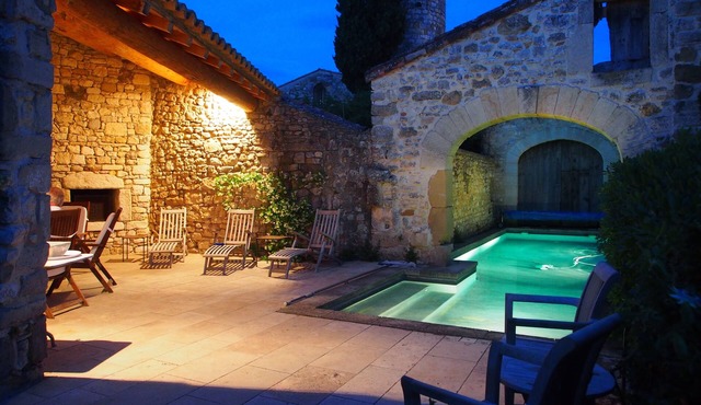 Mas de la Chapelle ~ Stone Maison de Maitre with a Heated Private Pool