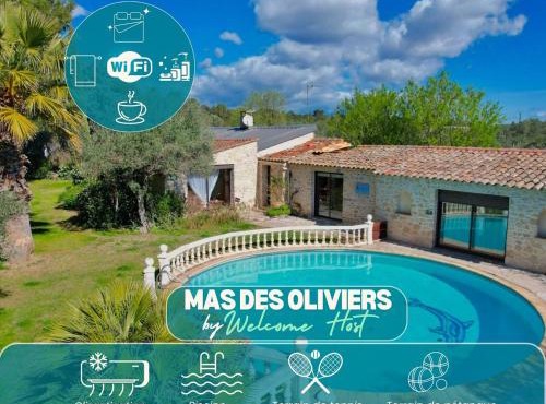 Mas des Oliviers, Piscine, Tennis & Pétanque