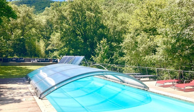 Mas design in a heavenly setting, private pool, Cévennes near Anduze