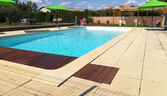 Mas du droulet piscine chauffée