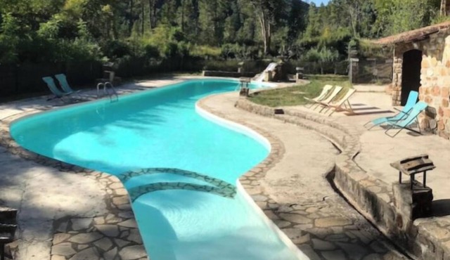Mas en Cévennes for up to 27 people with 22 m'summer swimming pool