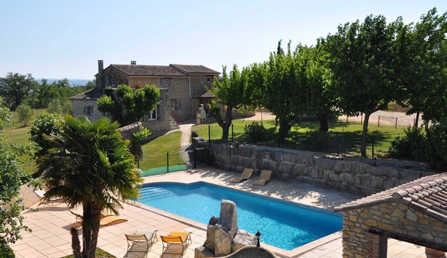 Mas for 12 person(s) with secure, private, not overlooked swimming pool