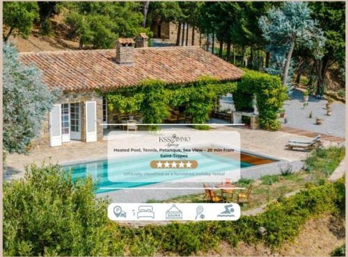 Mas Provençal 10 Personnes Vue Mer avec Piscine