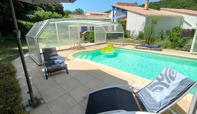 MAS VALLCROSA Chambre suite parentale avec jardin et piscine