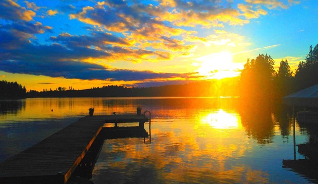 Mason Lake waterfront home with private dock