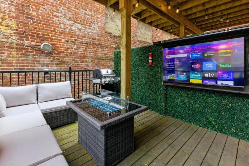 Mass Ave Retreat with Big Patio and Free Parking