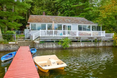 Massachusetts Lake House with Dock - Pets Welcome!