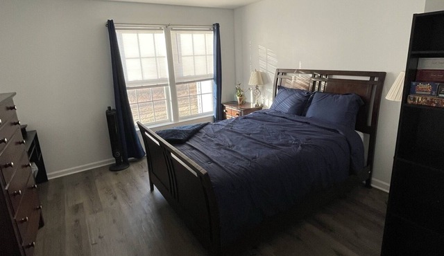 Master Bedroom and Private Bath with Walk-In Closet
