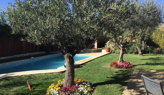 Master suite with pool