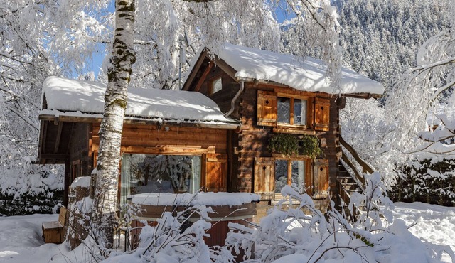 Mazot Les Tines, with hot tub