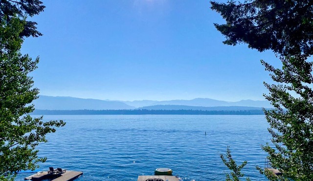 McCall private lakefront with dock, 6 bedroom new mountain modern custom build.