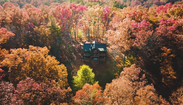 McStay in McCay - Charming 4-bed cabin w/outdoor fireplace and large jacuzzi!