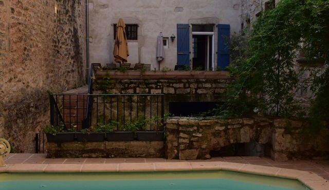 Medieval Townhouse In Heart Of Village W Private Pool, Terraces & Peaceful Court