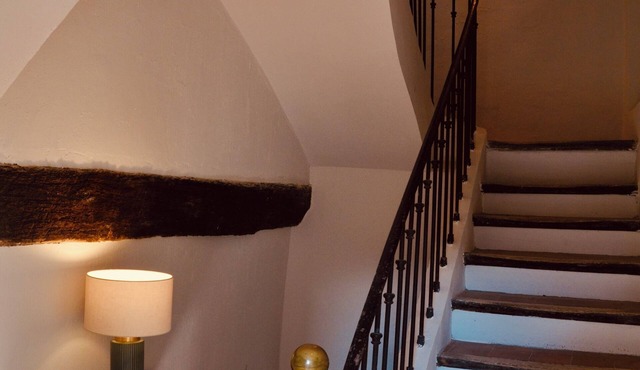 Medieval townhouse in perched village in the Luberon.