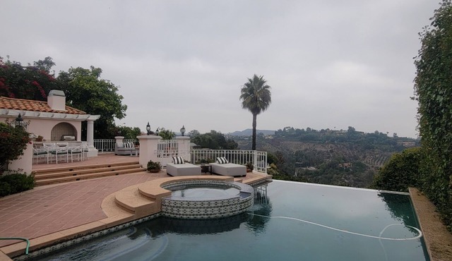 Mediterranean Bel Air Estate w/pool + views