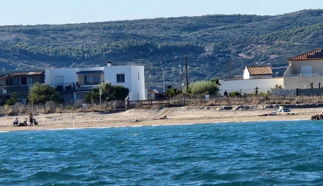 Mediterranean house on the beach