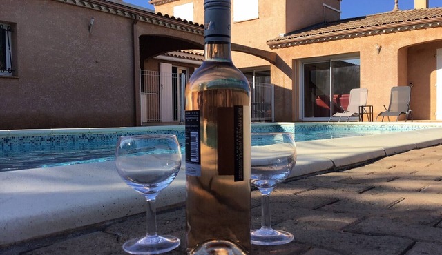 Mediterranean villa with spacious pool