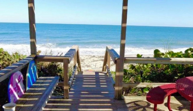 Melbourne beach DIRECT OCEANFRONT u-c private beach access last min deals