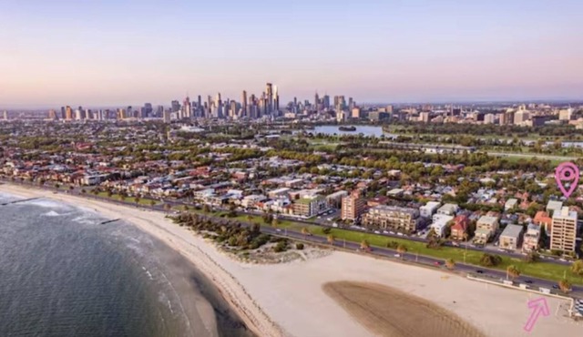 Melbourne’s most exclusive beach-front location
