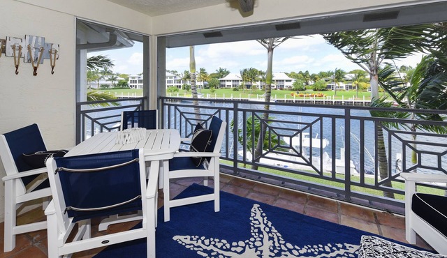"MEMBERS ONLY" CAN RENT THIS 2 BEDROOM WATERFRONT CONDO in the OCEAN REEF CLUB.
