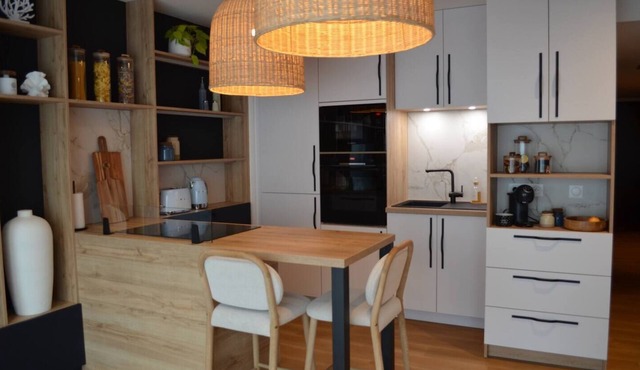 Mer&Veille, In Plérin, superb modern and warm apartment.