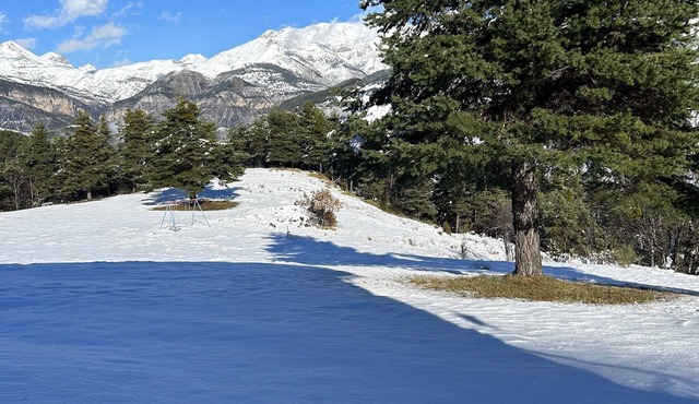 Mercantour retreat in a serene private n12.5 acres of land
