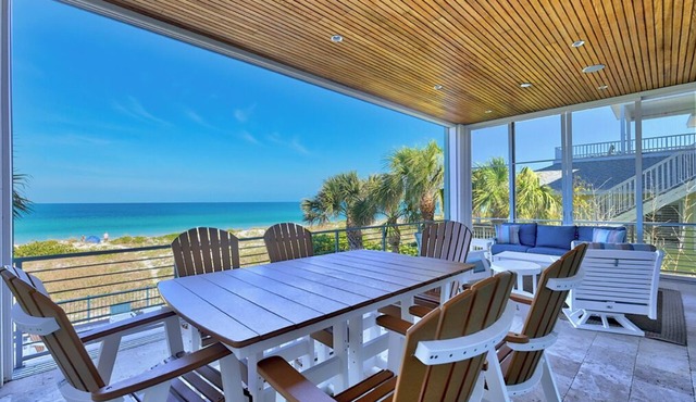 MERMAID'S GULF FRONT 5 BEDROOM BEACH HOUSE WITH A POOL!