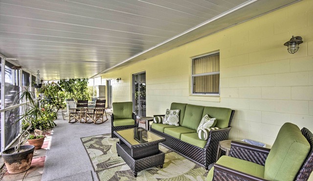 Merritt Island Home w/Boat Dock on Canal Front!