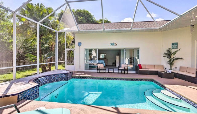 Merritt Island Home with Grill & Saltwater Pool