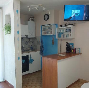 MES VACANCES A LA MER studio 4 pers, parking privé, wifi, linges fournis, climatisation