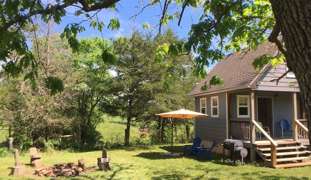 Micro house cabin located near Silver Mines Recreation Area.