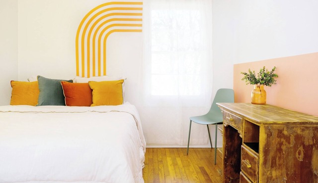 Mid-Century Architect's Bright and Airy Home with Luxury Design and Modern Art