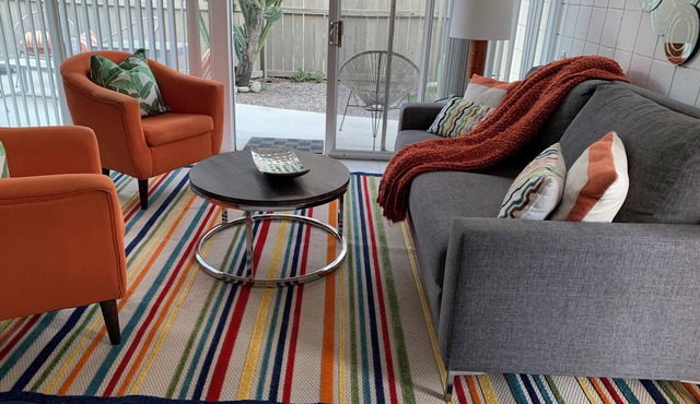 Mid-century bungalow at Ocotillo Lodge, Palm Springs, California
