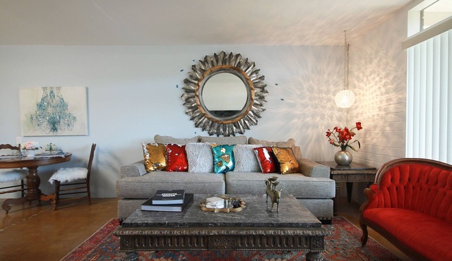 Mid-Century Chic Condo Near Restaurant Row