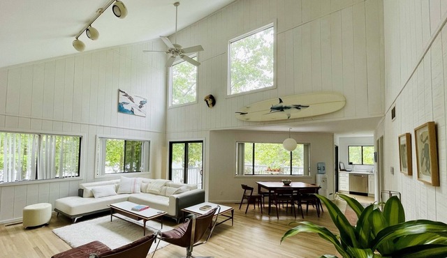 Mid-century Contemporary Waterfront Retreat