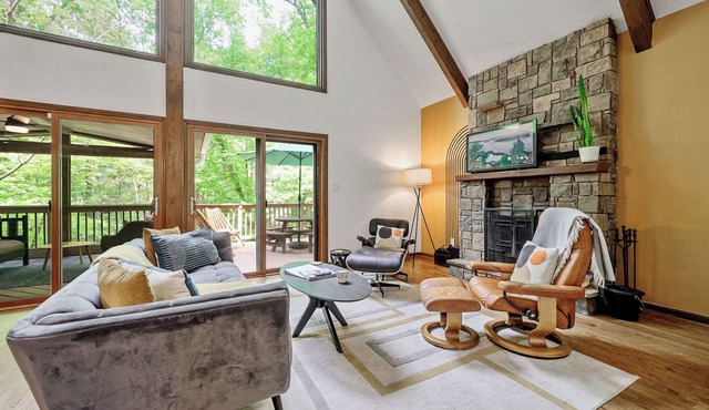Mid-Century Fairytale Cabin ✦ Best Coffee Station for Miles!