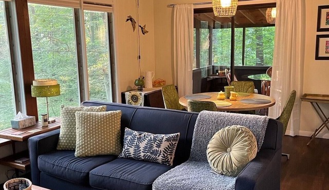 Mid Century Guest House on Wooded Lot