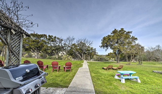 Mid-Century Lake Whitney Home w/ Dock + Yard