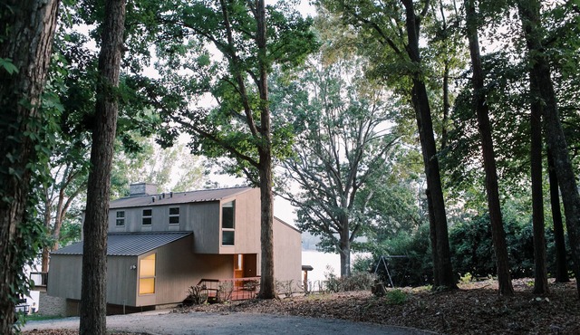 Mid-Century Modern Lake House with Pool!