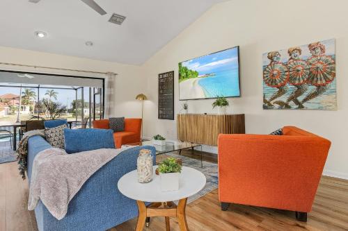 Mid century vibe pool home direct gulf access