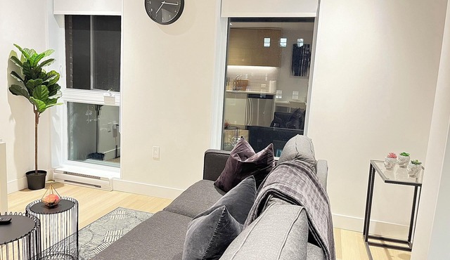 Mid-Town Luxurious 1br condo w/FREE parking