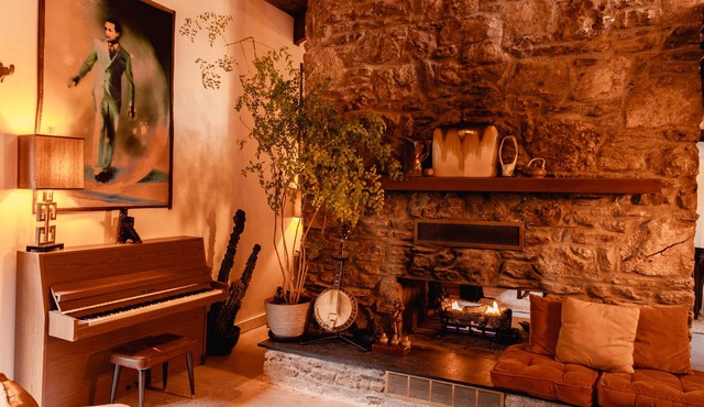 Midcentury modern dream home with a Graceland twist